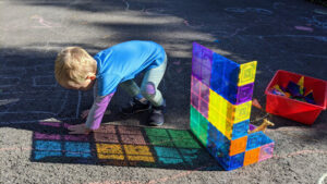 Children play-based learning activity